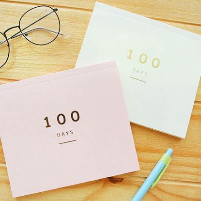 100 Days Planner Notepad