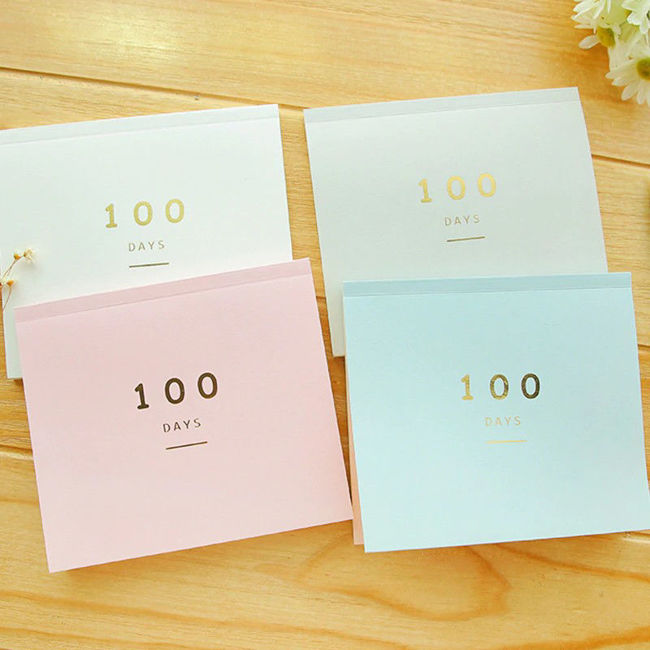 100 Days Planner Notepad