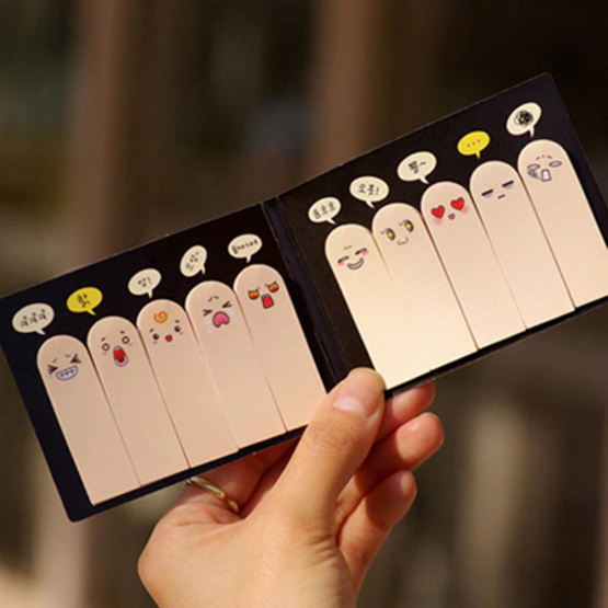 Finger sticky notes