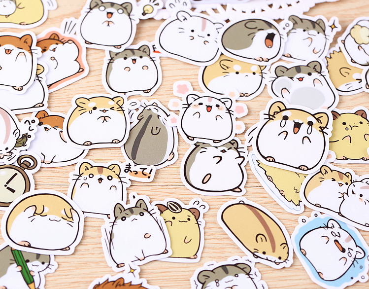 Kawaii Hamster Stickers