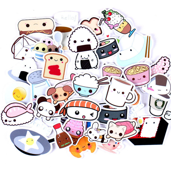 Kawaii Food Stickers