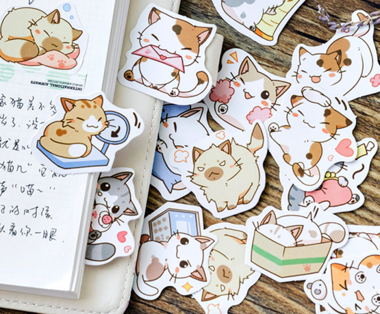 Little Chibi Cat Stickers