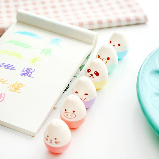 6 Kawaii Mini Egg Markers