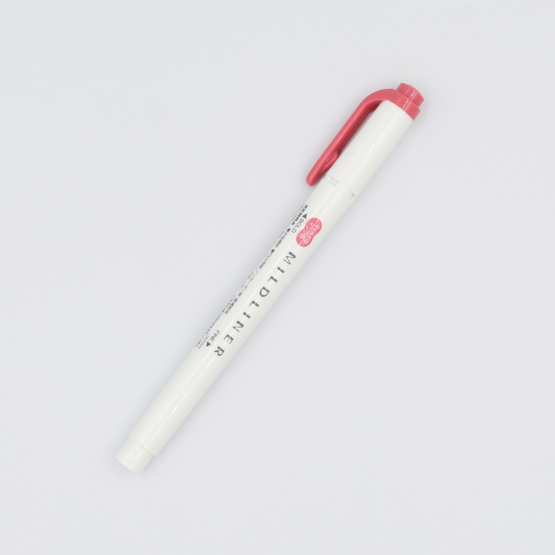 Zebra Mildliner Highlighter - red