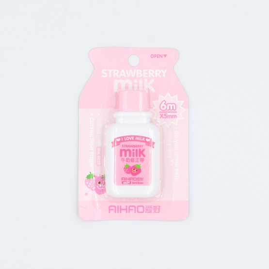 Milk Box Correction Tape - pink