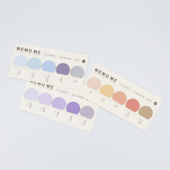 Round Shape Color Sticky Notes