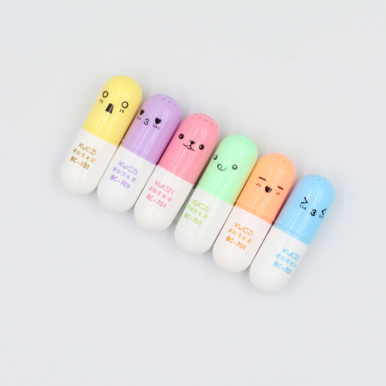 Vitamin Pill Highlighter Set