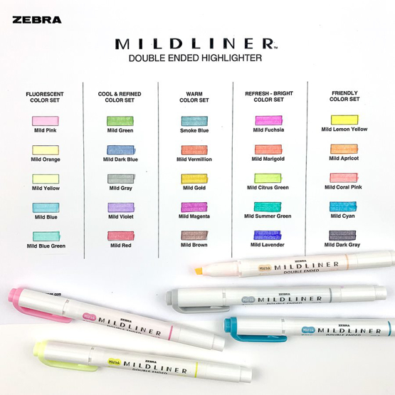 Zebra Mildliner Highlighter 