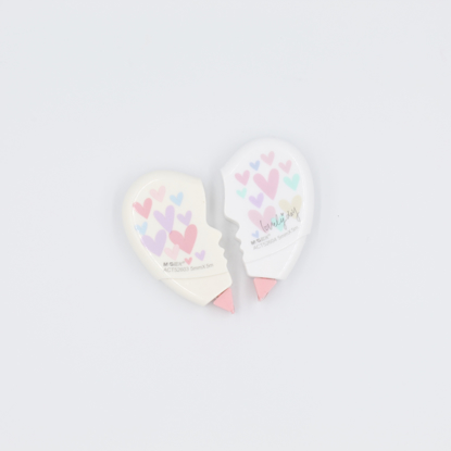 Heart Shaped Correction Tape 2 in 1