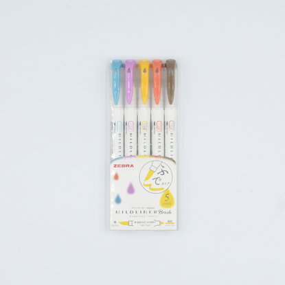 Zebra Midliner Brush Pen - Conjunto Warm