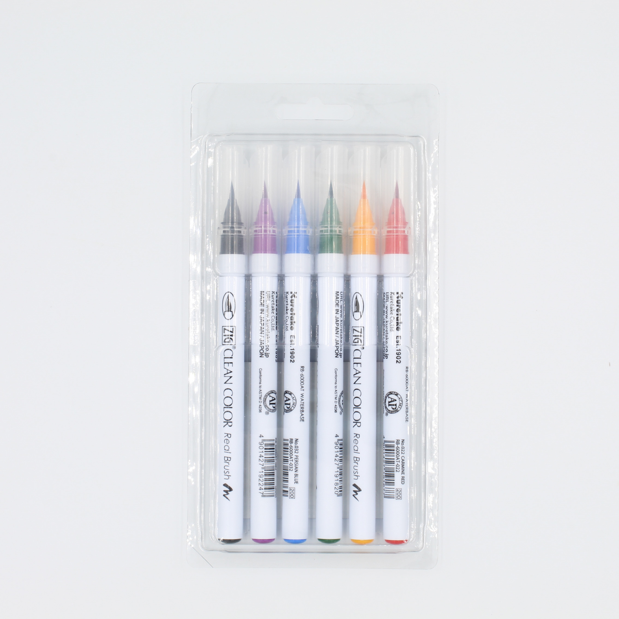 Clean Color Real Brush - conjunto 6 cores
