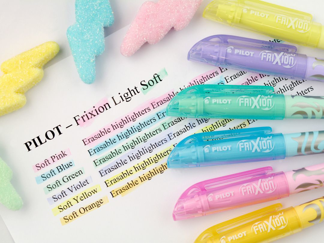 Frixion Pastel Erasable Highlighters