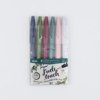 Pentel Fude Touch Sign Brush Pen - 5 set