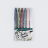 Pentel Fude Touch Sign Brush Pen - 5 set