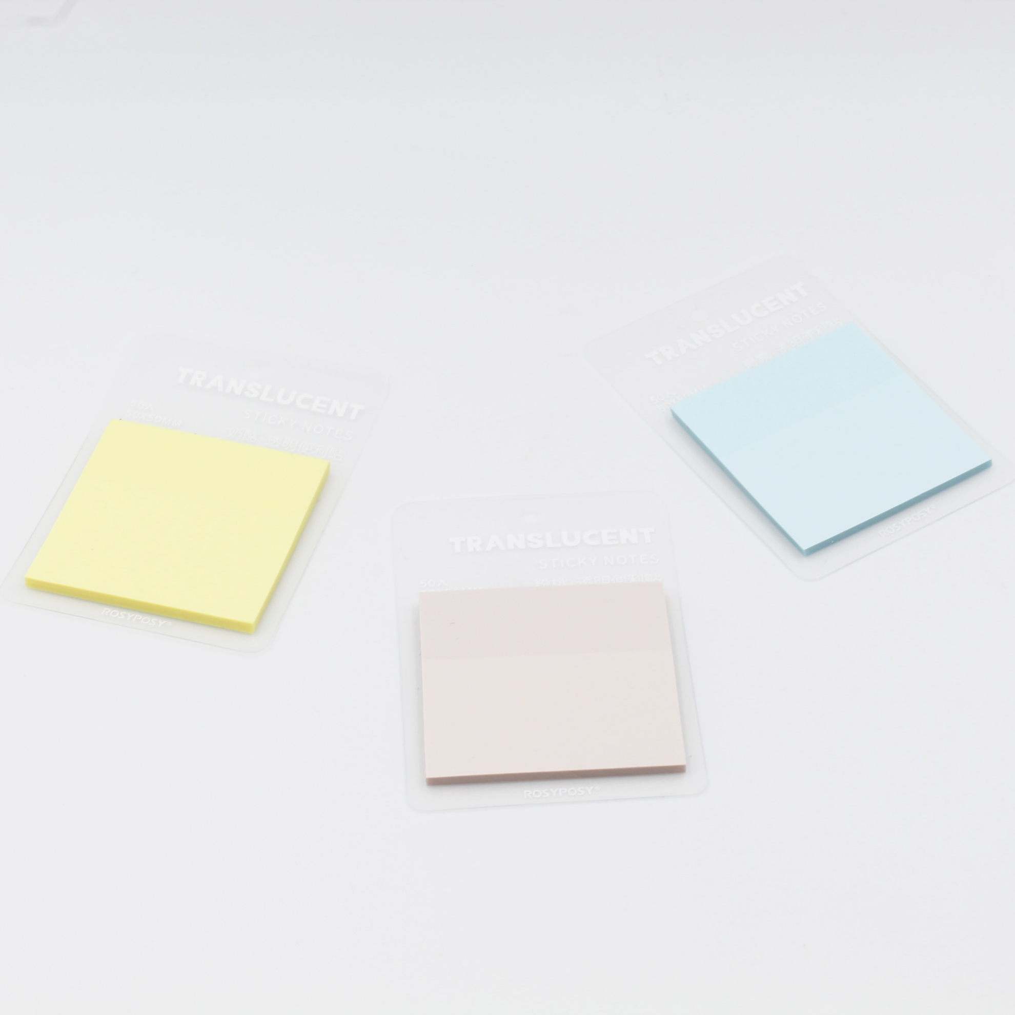 Coloured Transparent Sticky Notes – Scribblet Stationery