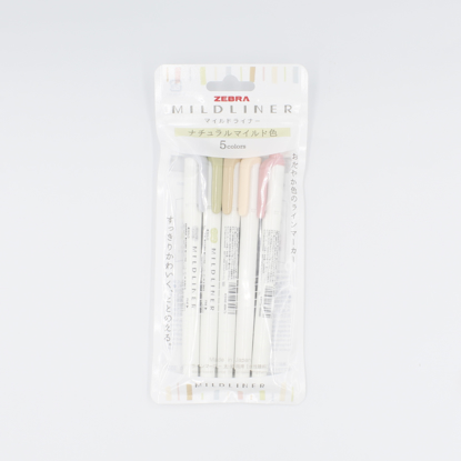 Zebra Mildliner - Conjunto Natural