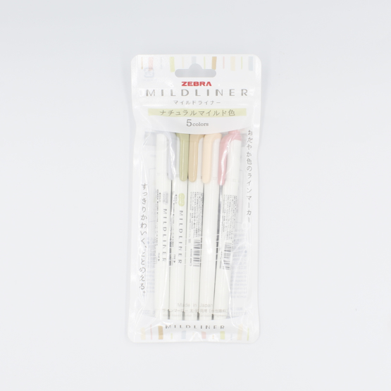 Zebra Mildliner - Conjunto Natural