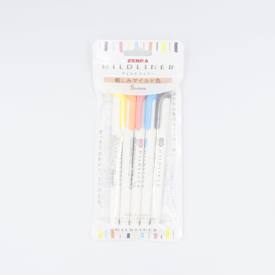Zebra Mildliner - Conjunto Laranja