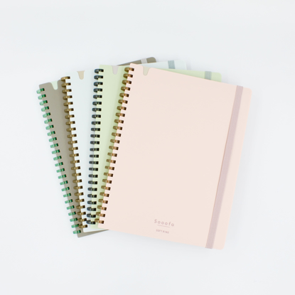 Caderno Kokuyo Sooofa Soft Ring A5