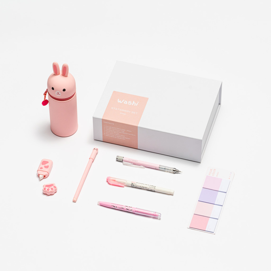 Stationery set - pink